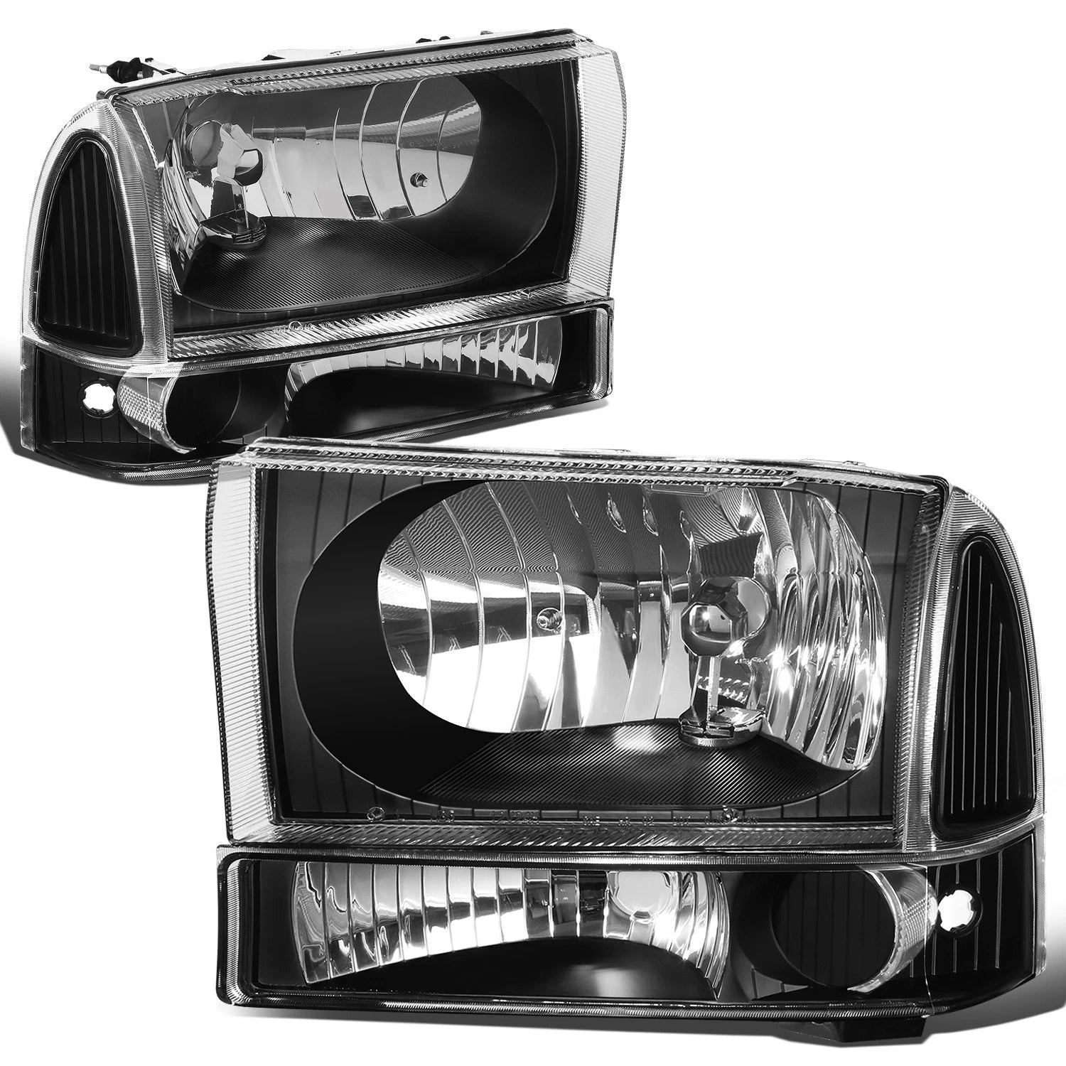 Headlight and Turn Signal Lamp Set + Smoked Fog Light for Super Duty (1999–2004)