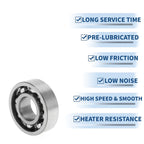 6202 Deep Groove Ball Bearing for Scooter Skateboard Wheel (P0 15x35x11mm)