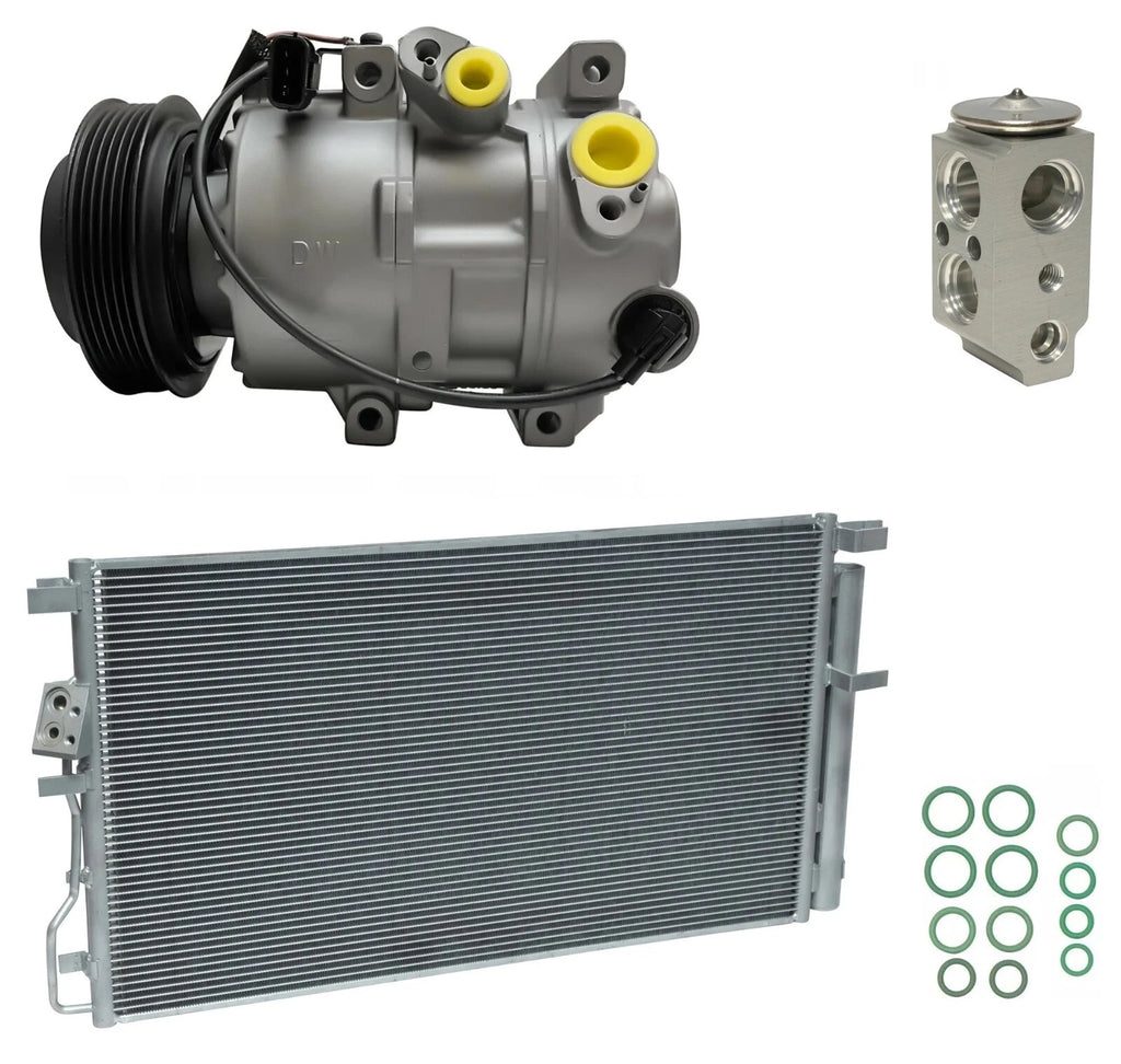 A C Compressor Kit With Condenser for Hyundai Tucson 2.4L (2020–2020)