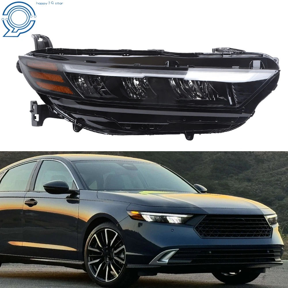 LED Headlight for Honda Accord (2023–2024) Black Trim Passenger