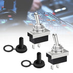 2X SPST On/Off Switch KN3 (D) 101 for Automotive (Waterproof Cap)