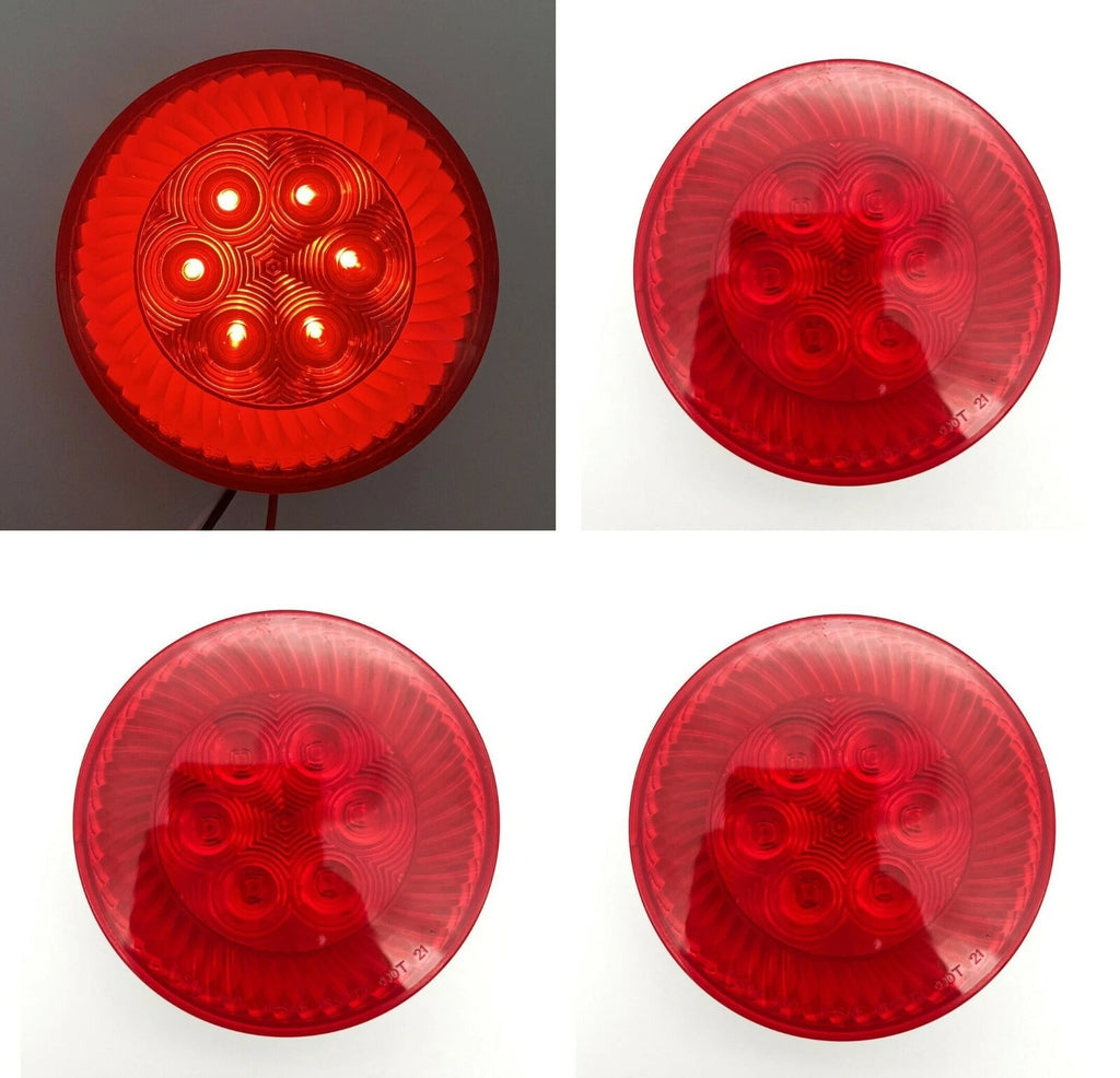 LED Stop Bulb 4 Inch Round Turbine Replacement for (Universal) (—)