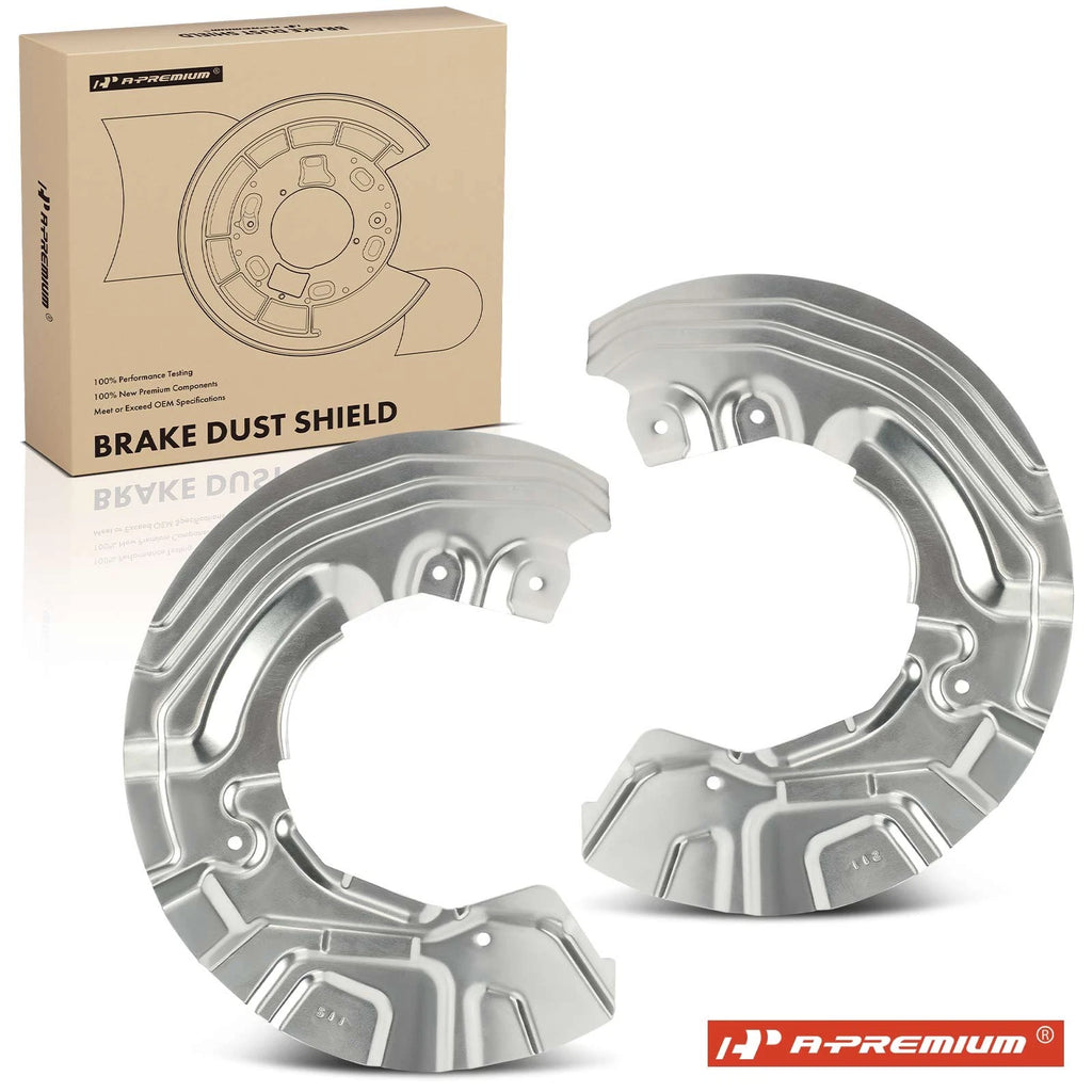 2X Brake Dust Shield for BMW 128i 135i 323i 325i 328i Z4 (2008–2013)