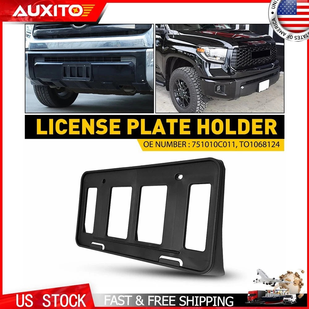 Front License Plate Bracket Holder for Toyota Tundra (2014–2021)