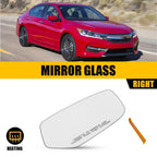 Right Passenger Side Mirror Glass w/ Backing Plate for Honda Accord (2013–2017)