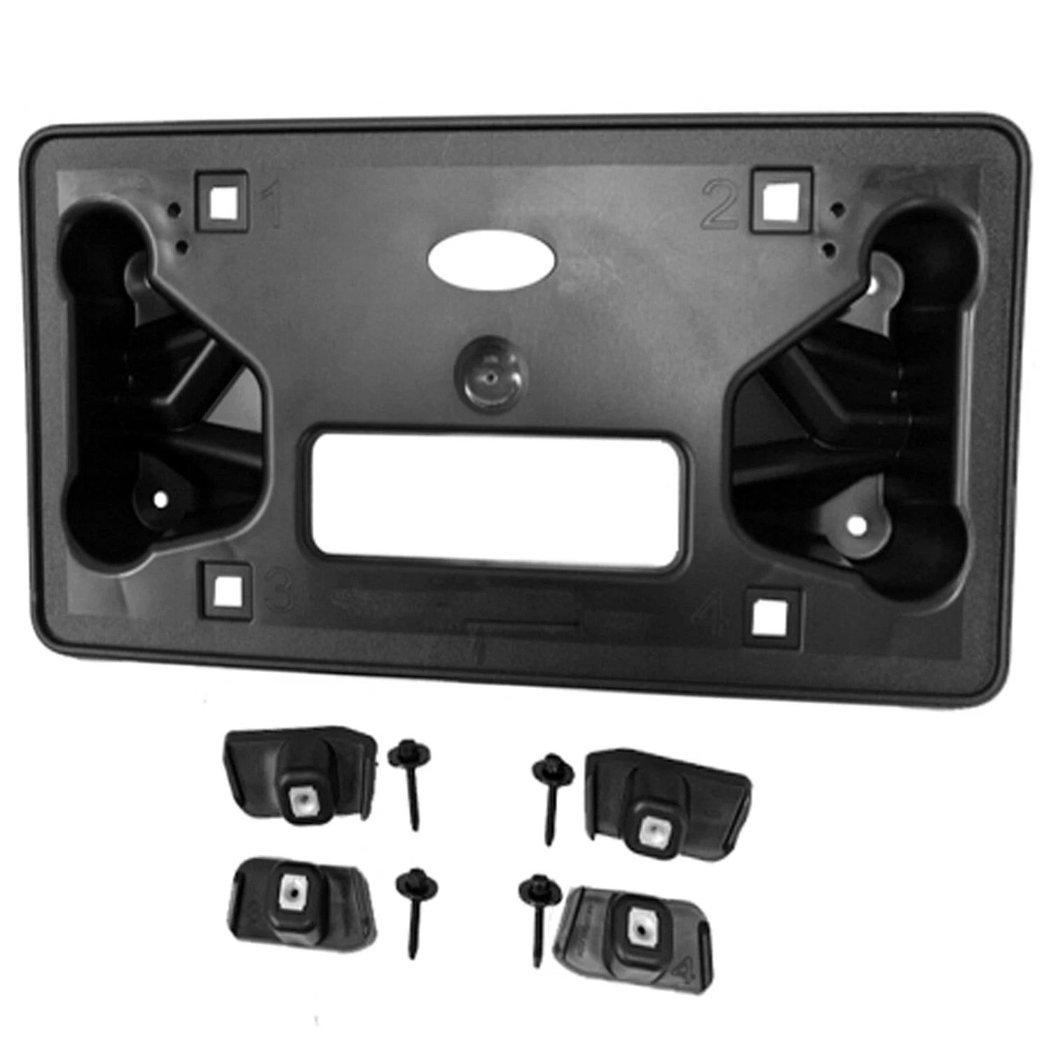 Replacement Polypropylene Front License Plate Bracket for 2017–2022 Chevy Camaro