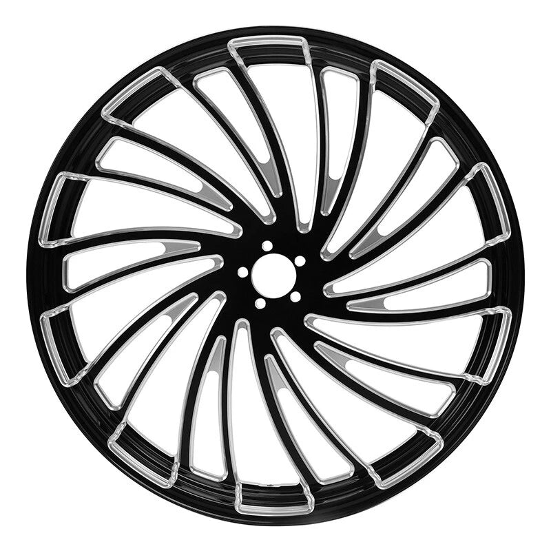 26" CNC Front Wheel Rim for Harley Road Glide (2008–2025) - Single Disc Hub