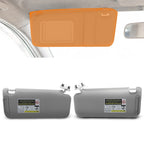 2X Gray Sun Visors for Toyota RAV4 (2006-2013)