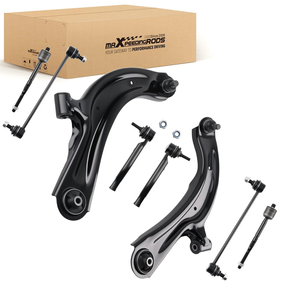 Front Lower Control Arms Tie Rods for Nissan Sentra NV200 City Express (2013–2019)