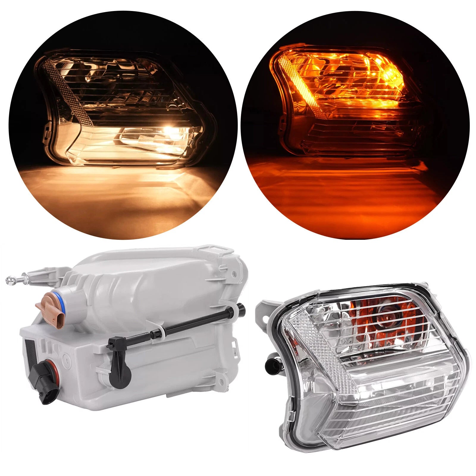 Set of 2 Front Fog Lights for Ford Escape Kuga (2017-2019)