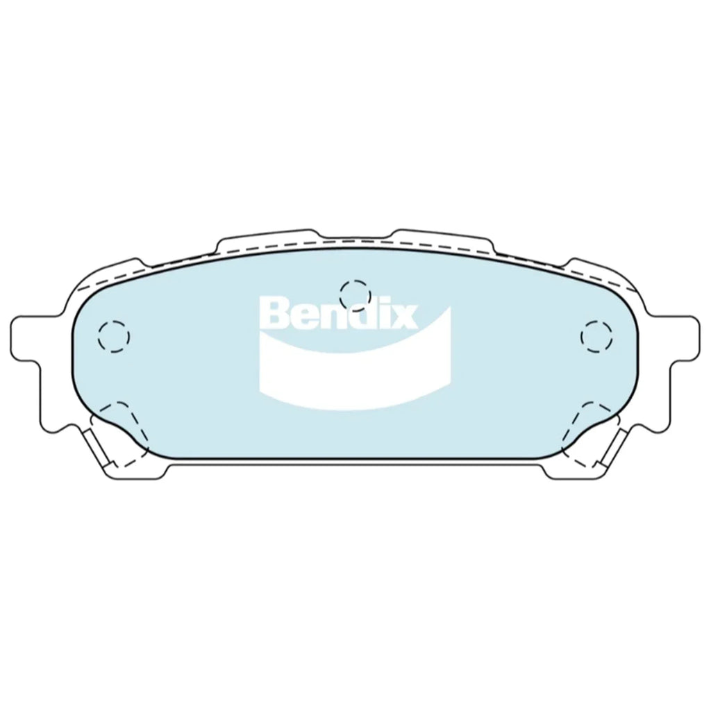 GCT Rear Disc Brake Pad Set for Subaru Liberty (2006-2009)