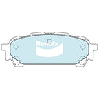 GCT Rear Disc Brake Pad Set for Subaru Liberty (2006-2009)