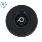 2-Pack Flat Free Tire and Wheel Assembly for Lawnmower (Fits Various Models)