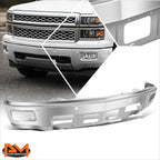 Front Bumper Face Bar for Silverado 1500 (2014–2015) w/Fog Light & Park Aid Sensors