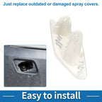 Front Right Washer Nozzle Cover Cap for BMW 428i White (2014-2016)