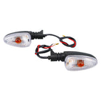 2X Clear Turn Signal Indicator Lights for BMW F800R F800S F650GS R1200GS HP2