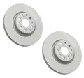 Set of 2 Front Zimmermann Vent Brake Disc Rotors 312mm for Audi Volkswagen