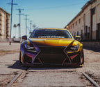 Adjustable Front Bumper Lip Splitter Rod Support Bar for Lexus IS350 RC300 (2014-2024)
