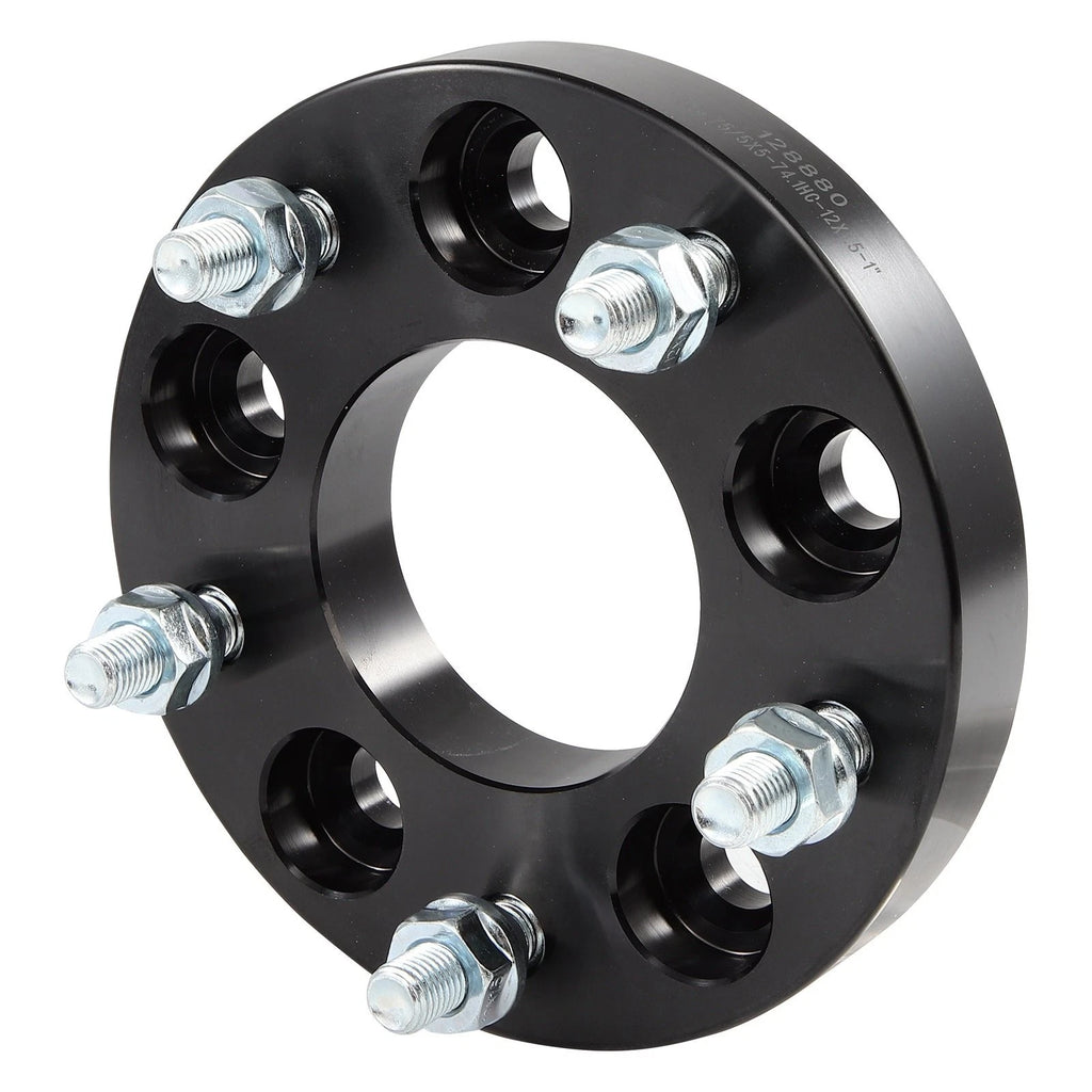 2X 1" Wheel Adapters 5X4.75 to 5X5 M12X1.5 74.1mm for Chevrolet S10 (1982–2004)