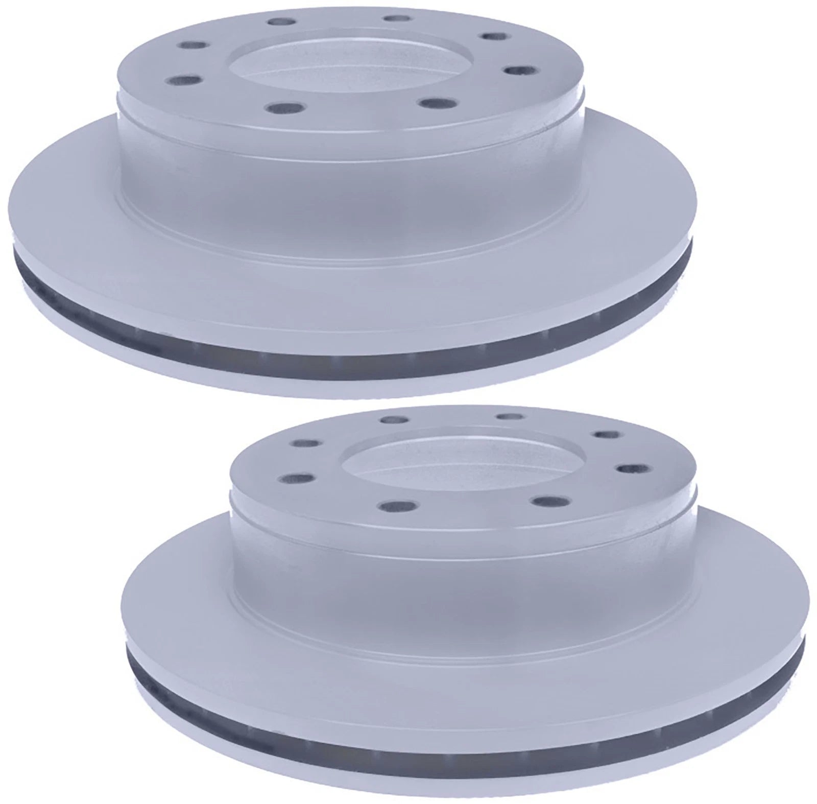 Set of 2 Rear Brake Disc Rotors Coated 330mm for GMC Chevy SRW (w/GU6)