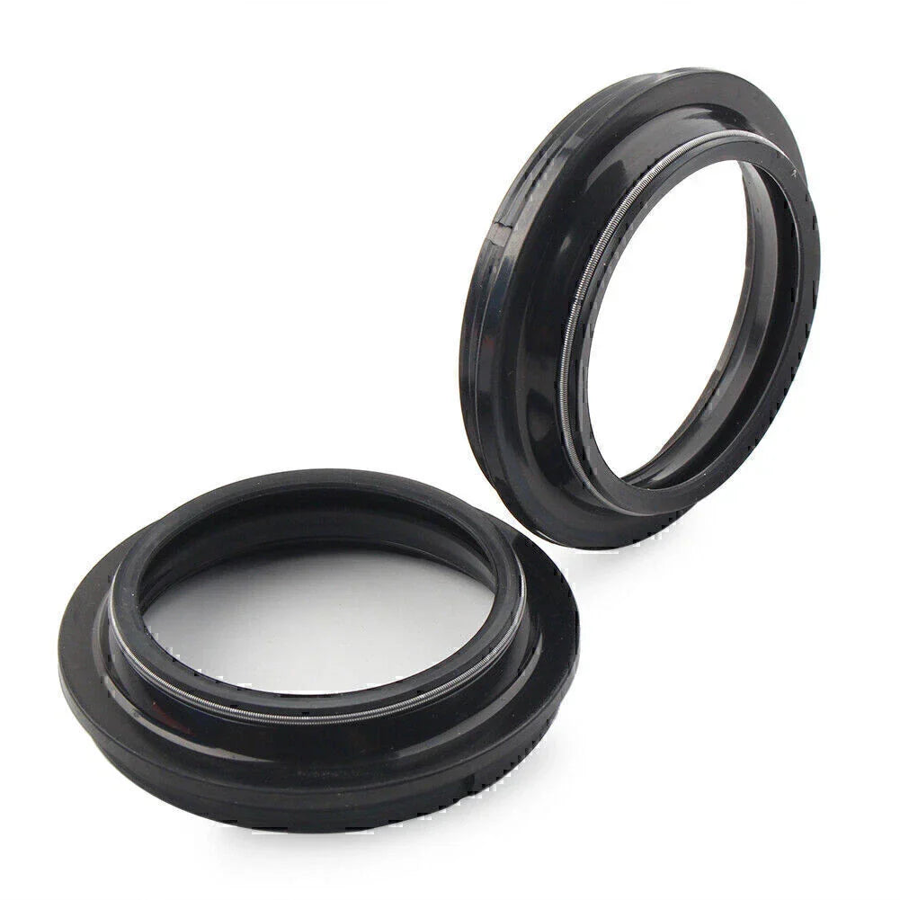 Black 43x54-11mm Front Fork Damper Shock Absorber Oil Seal (Fits Various Models)