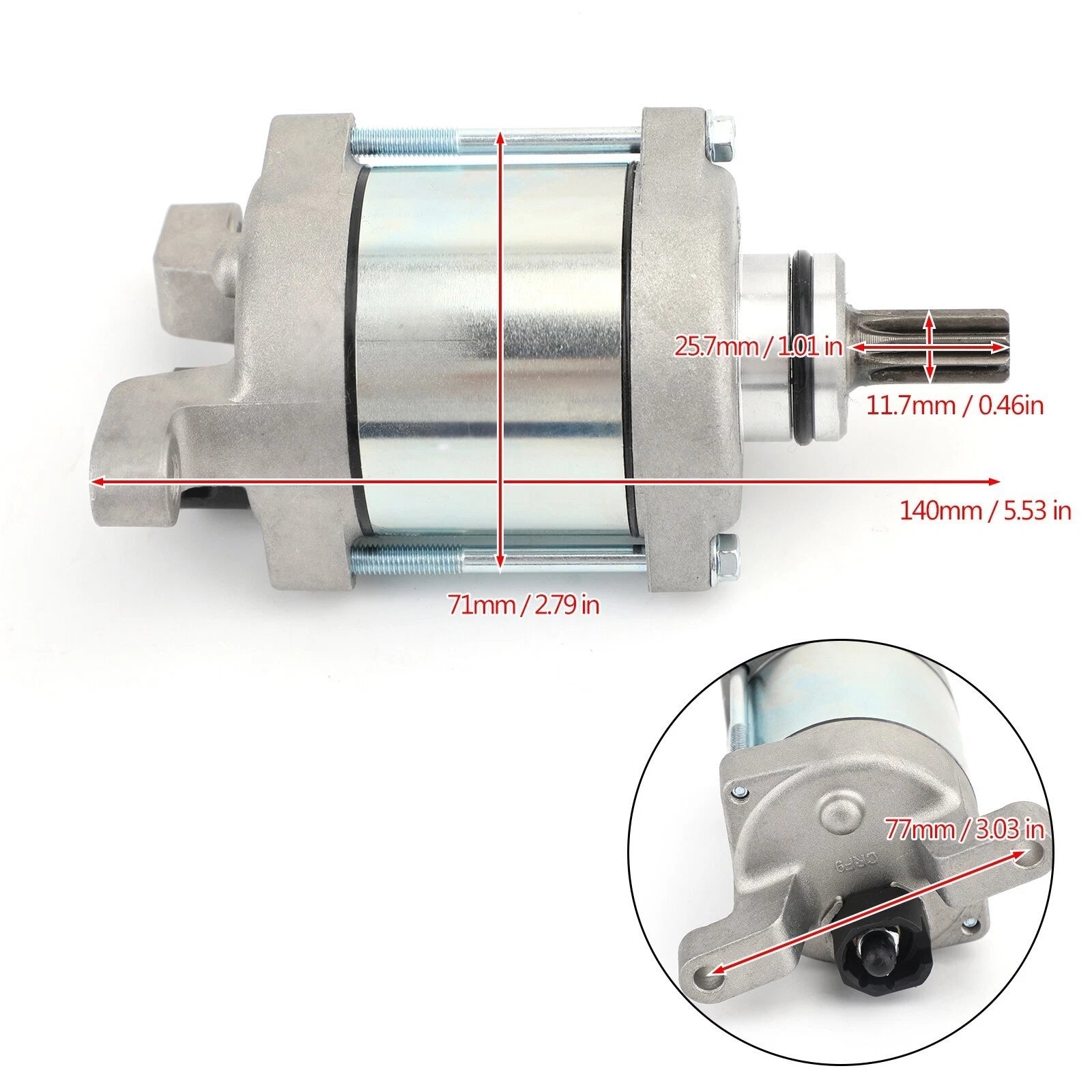 Starter Motor for Honda Dylan SH125 SH150 (2009–2012) S-Wing FES 125 150