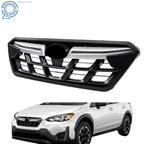 Front Bumper Grille for Subaru Crosstrek (2021–2023) Black Chrome Trim