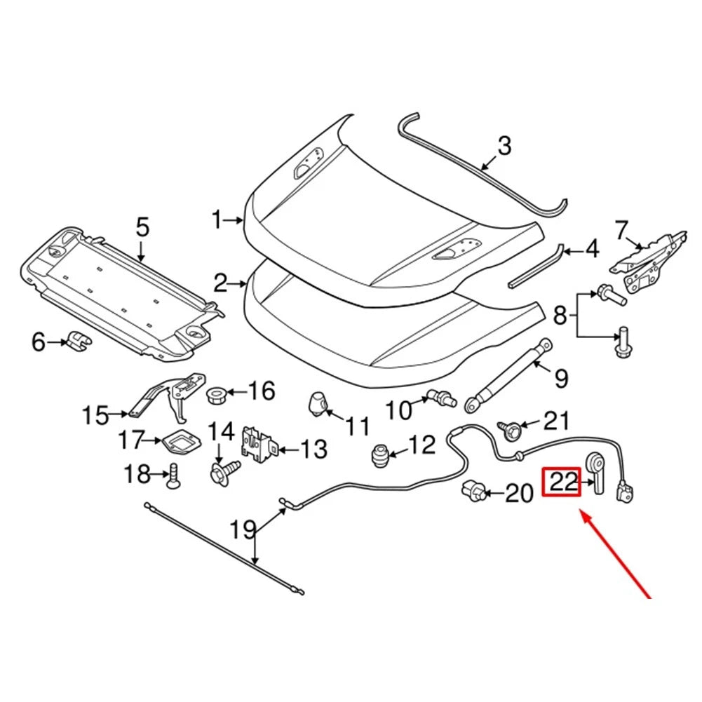 Fork Brace Stabilizer for Harley Sportster XL 883 L (2011–2023)