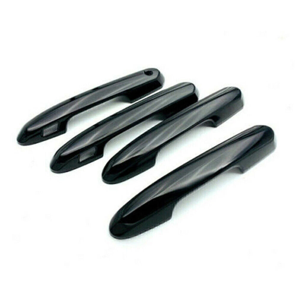 Set of 4 Black Car Door Side Handle Covers for Toyota RAV4 (2019–2020)