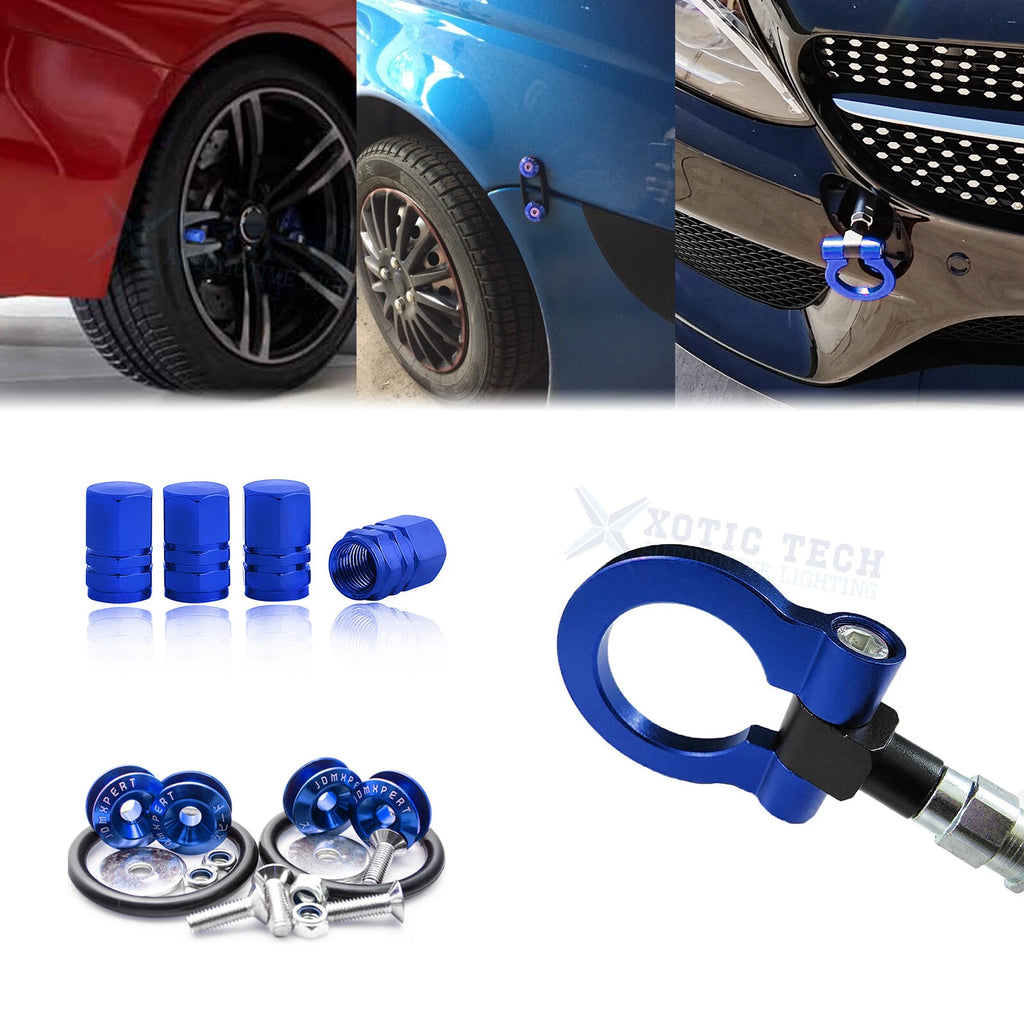 Towing Hook, Air Valve Caps & Release Fastener for Mercedes (2013-2019)