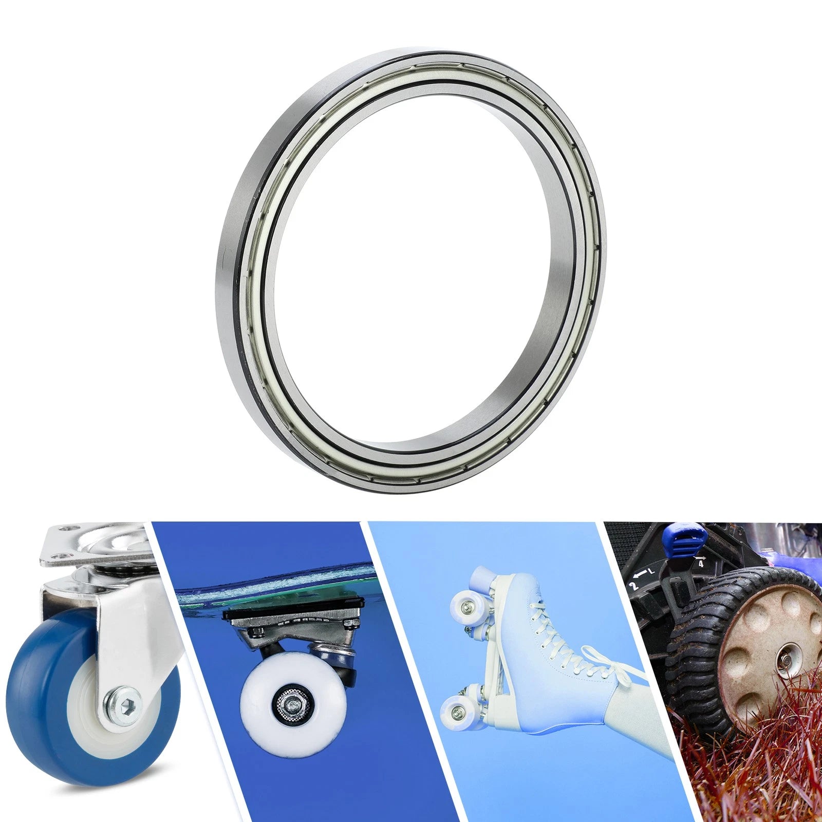 6816ZZ Deep Groove Ball Bearing for Scooter Skateboard Wheel (80x100x10mm)