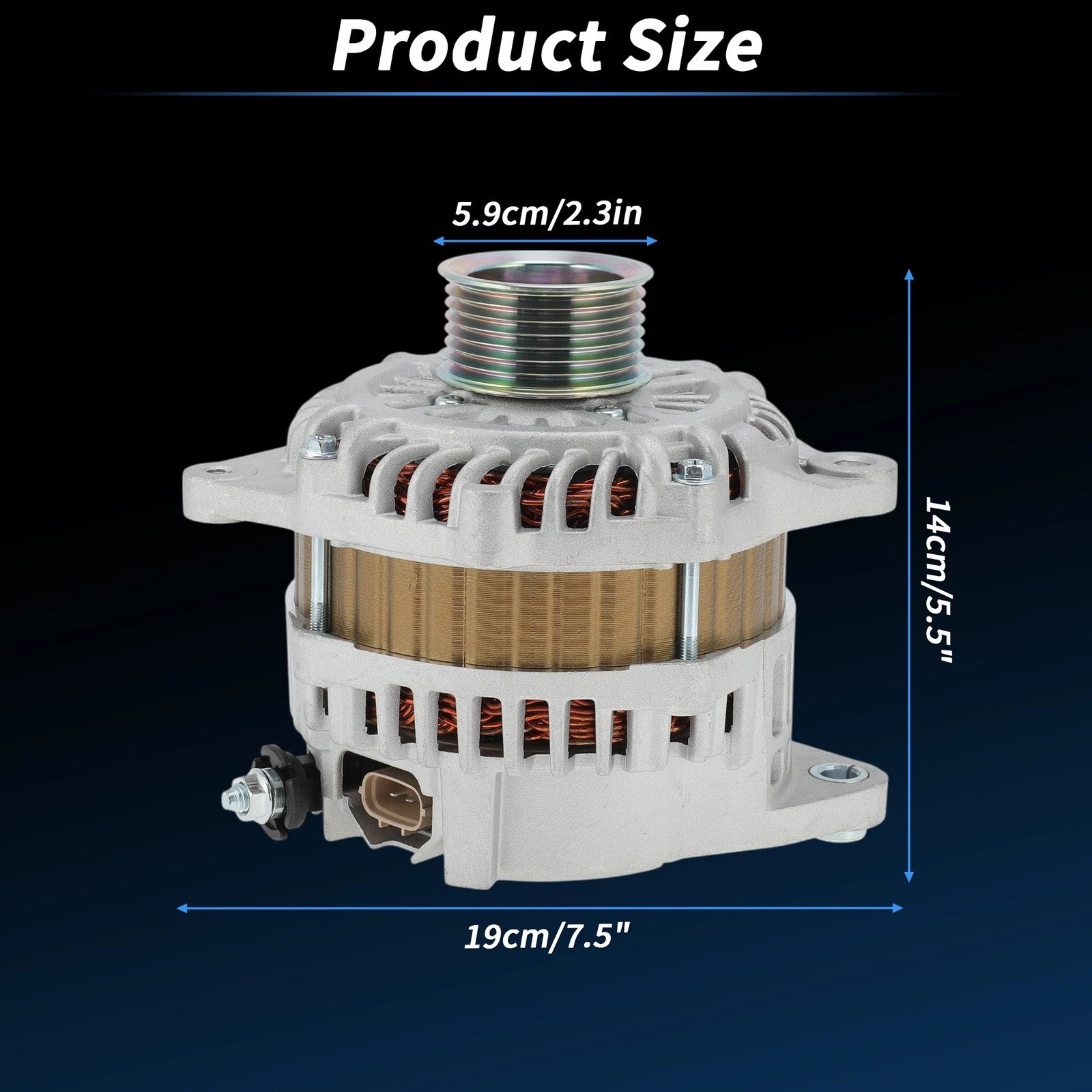 Alternator for Nissan Murano Pathfinder Infiniti QX60 JX35 (2011–2017) No. 231003JA1A