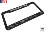Engraved Billet Aluminum License Plate Frame for Ford Mustang (2015–2024)