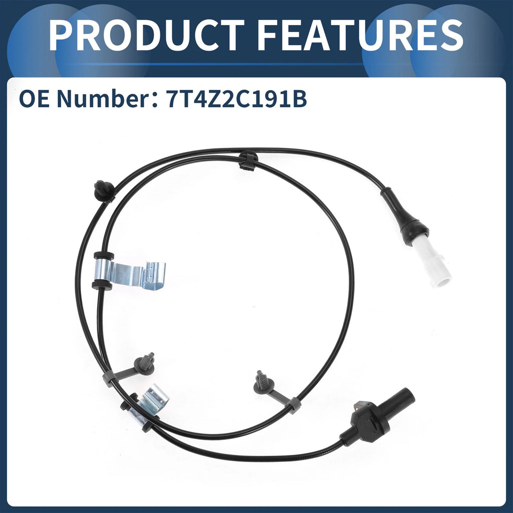 ABS Wheel Speed Sensor No. 7T4Z2C191B for Ford Edge (2007–2014) AWD Rear Left