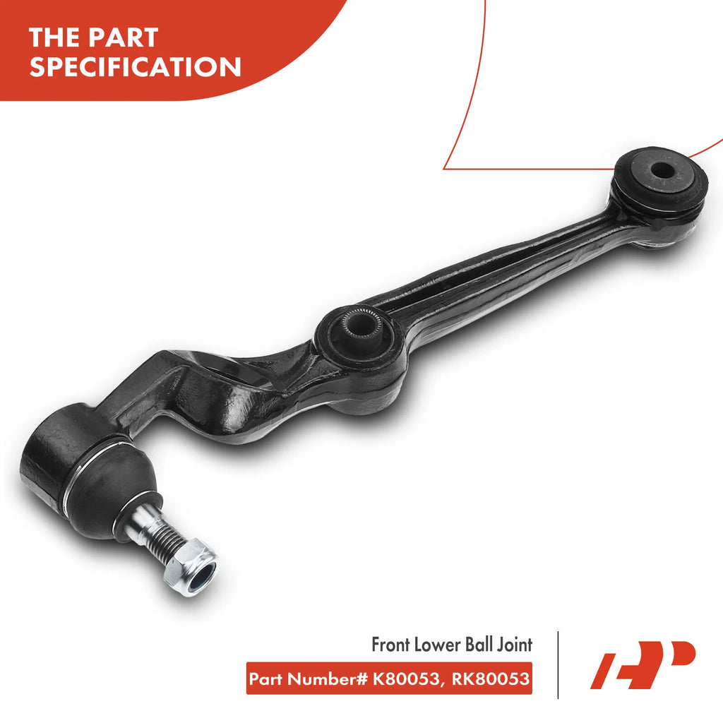 2X Front Control Arm with Ball Joint Assembly for Mercury Cougar (1999-2002)