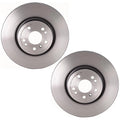 Set of 2 Brembo PVT 330mm Front Coated Disc Brake Rotors for Mercedes W166 (2012–2019)