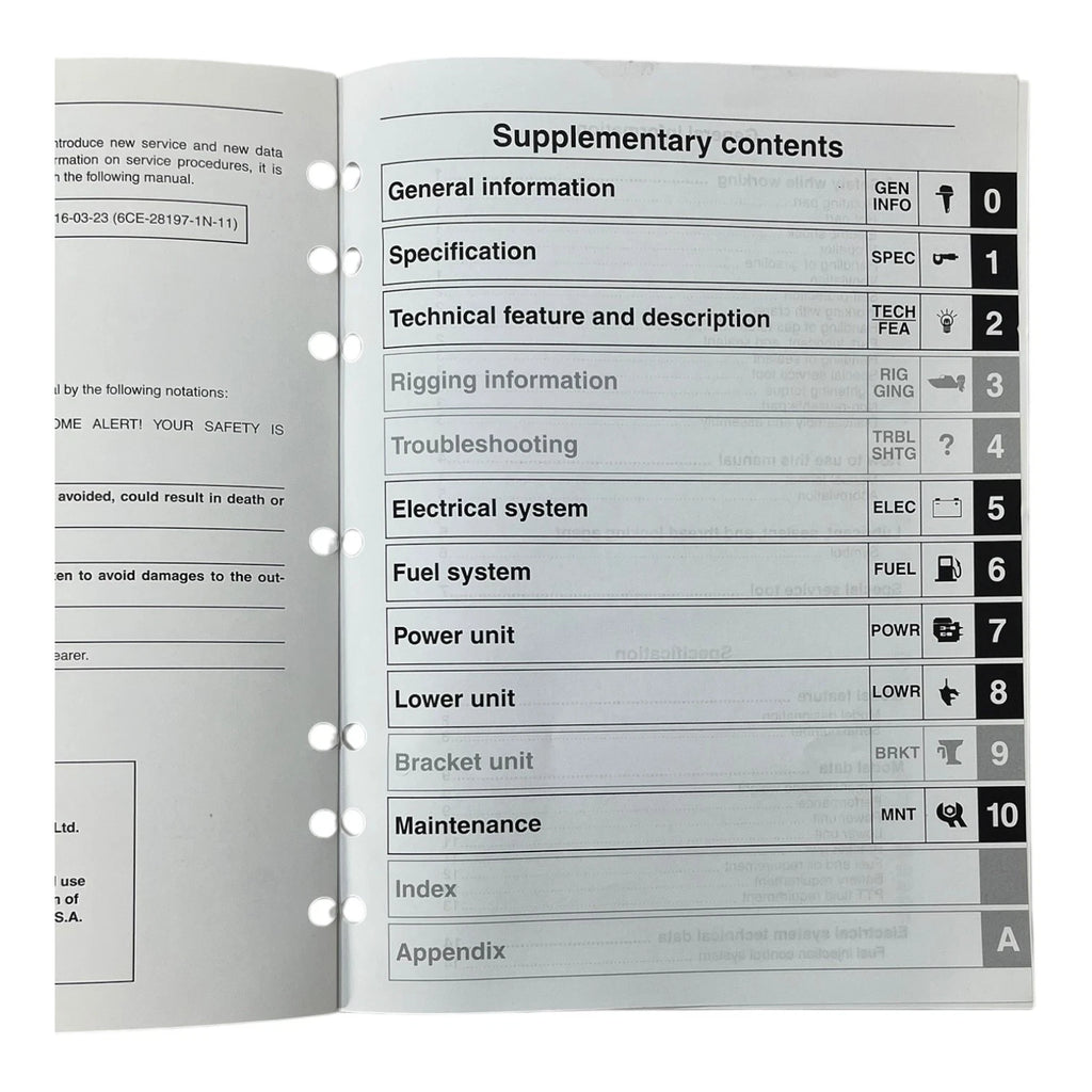 Yamaha 4.2L Offshore Service Manual LIT-18616-03-33