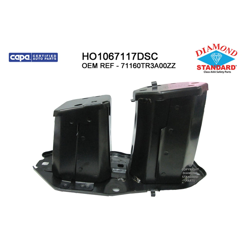 Replacement Steel Front Passenger Side Bumper Impact Bar Bracket for Honda