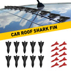 10PCS Diffuser Fin Vortex Generator for Universal Car Roof Spoiler