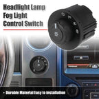 Headlight Lamp Fog Light Control Switch for Ford F-150 (2009–2019) 9L3Z11654CA SW6637