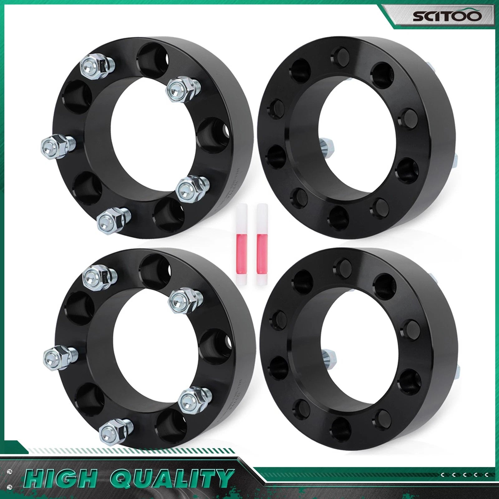 4X 2" Wheel Spacers 5x5.5 14x1.5 for Ram 1500 (2012–2018)