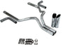 3" Dual Exhaust Kit for Chevy GMC 1500 (1996–1999) - Side Exit, No Muffler