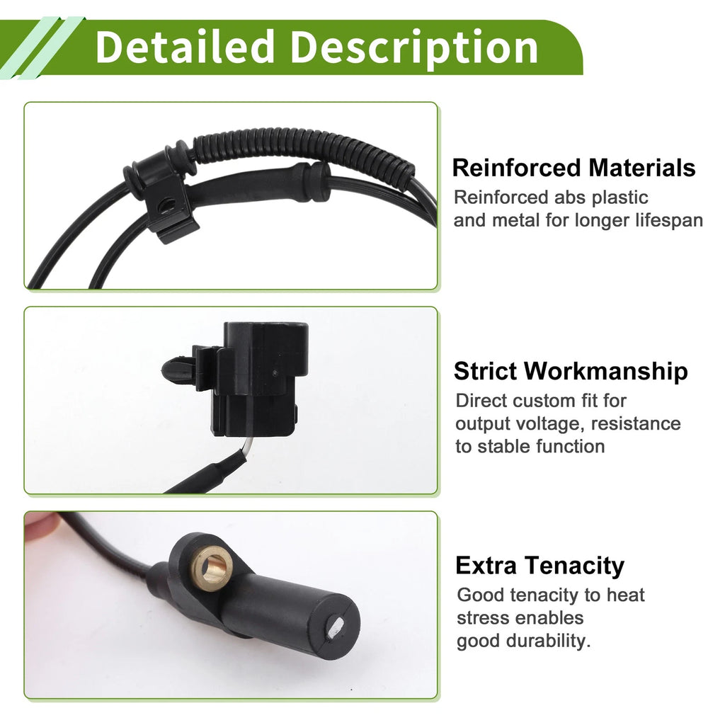 ABS Wheel Speed Sensor No. 0K55343712B for Kia Sedona (2002–2005)