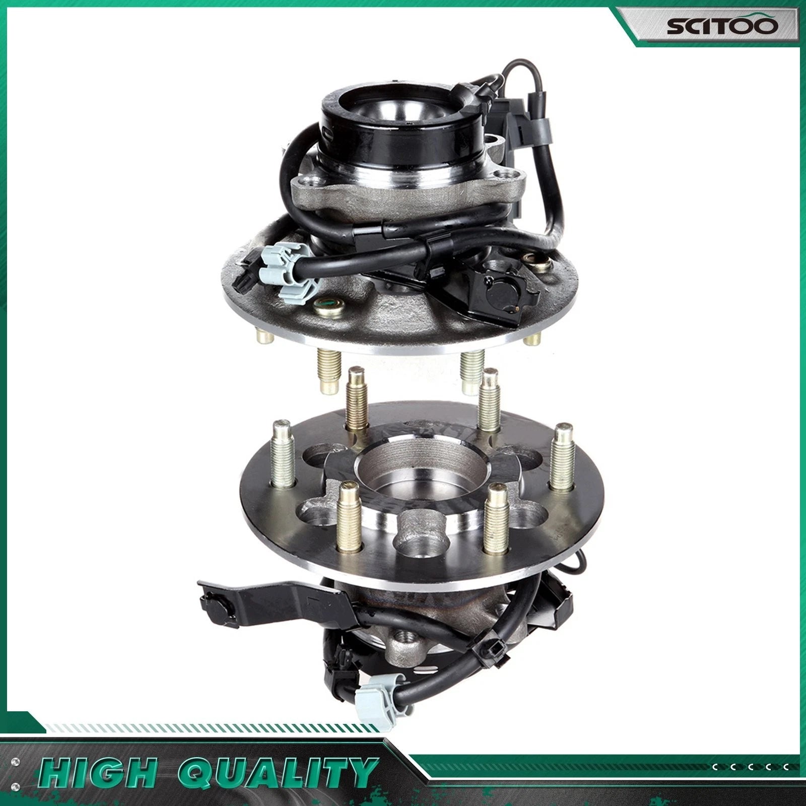 Set of 2 Front Wheel Bearings for Chevy Colorado, GMC Canyon (2004–2012)