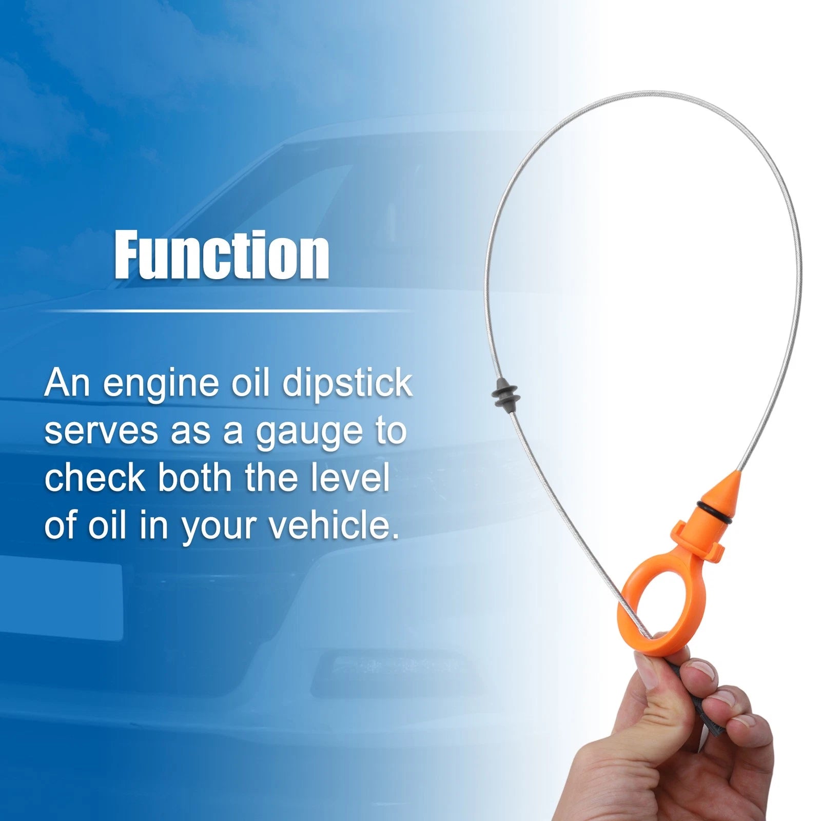 Engine Oil Level Indicator Dipstick for Volkswagen Jetta (2005–2013) No. 07K115611M