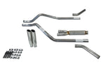 Dual Exhaust Kit for GMC Jimmy (2000–2004) - 2.5" Glasspack Corner Exit