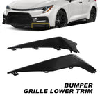 Front Bumper Grille Lower Molding Set for Toyota Corolla SE XSE (2020–2022)