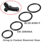 Set of 4 Coolant Hose O-Rings for Ford F-150, Mustang (2011–2018)