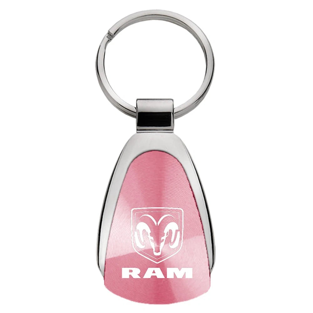 Pink Teardrop Keychain KCPNK.RAM - Officially Licensed for Dodge RAM