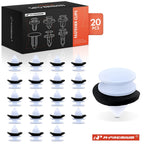 20Pcs 11mm Nylon Moulding Retainer Clips for Nissan Quest 